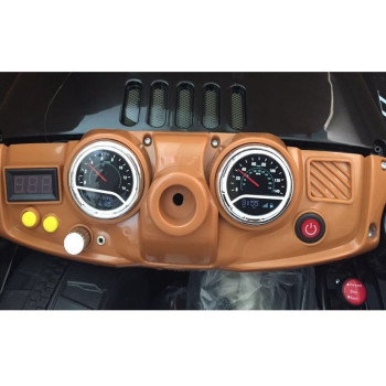 Auto na Akumulator Jeep JJ245 Dla Dzieci Światła LED MP3 Pilot Czarny
