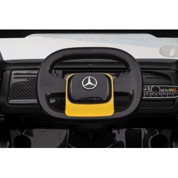 Auto Na Akumulator Ciężarówka Mercedes + Naczepa XMX622B Żółty LCD