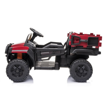 Auto na akumulator BDM0926 Dla Dzieci Światła LED MP3 Pilot Czerwony