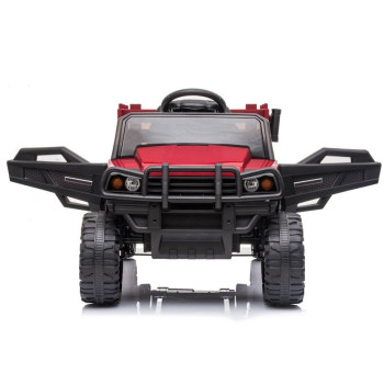 Auto na akumulator BDM0926 Dla Dzieci Światła LED MP3 Pilot Czerwony