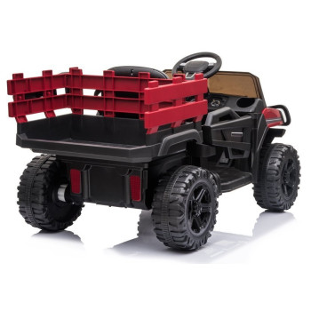 Auto na akumulator BDM0926 Dla Dzieci Światła LED MP3 Pilot Czerwony