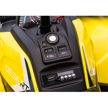 Quad na Akumulator XMX607 Dla Dzieci Światła LED MP3 Żółty