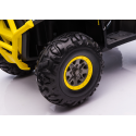 Quad na Akumulator XMX607 Dla Dzieci Światła LED MP3 Żółty
