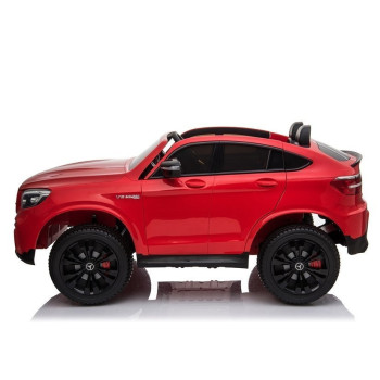 Auto na Akumulator Mercedes GLC 63S Dwuosobowy Światła LED MP3 Czerwony