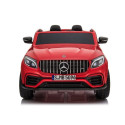 Auto na Akumulator Mercedes GLC 63S Dwuosobowy Światła LED MP3 Czerwony