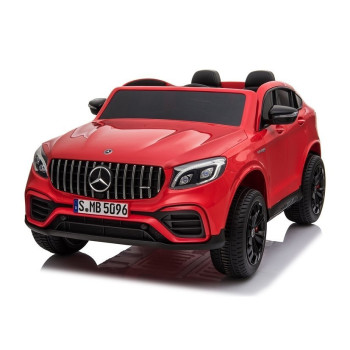 Auto na Akumulator Mercedes GLC 63S Dwuosobowy Światła LED MP3 Czerwony