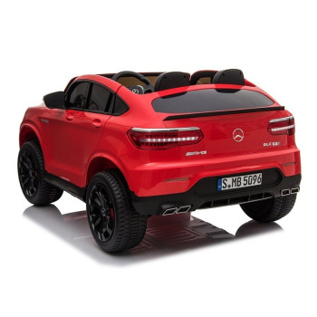 Auto na Akumulator Mercedes GLC 63S Dwuosobowy Światła LED MP3 Czerwony
