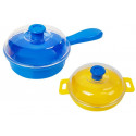 Zestaw Naczyń Plastikowych Mały Kucharz Garnki