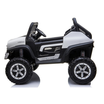 Auto na Akumulator Mercedes Unimog 4x4 Dla Dzieci Światła LED MP3 Biały