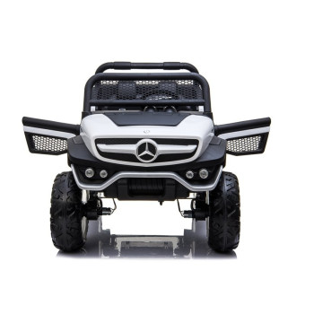 Auto na Akumulator Mercedes Unimog 4x4 Dla Dzieci Światła LED MP3 Biały