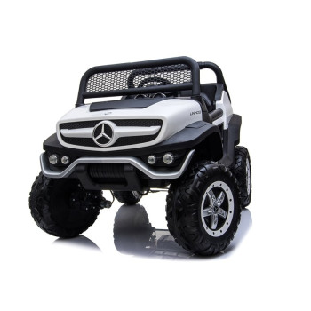 Auto na Akumulator Mercedes Unimog 4x4 Dla Dzieci Światła LED MP3 Biały