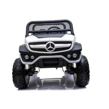 Auto na Akumulator Mercedes Unimog 4x4 Dla Dzieci Światła LED MP3 Biały