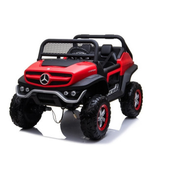 Auto na Akumulator Mercedes Unimog Czerwony