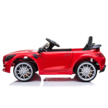 Auto na Akumulator Mercedes GTR Dla Dzieci Światła LED MP3 Czerwony