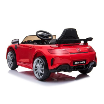Auto na Akumulator Mercedes GTR Dla Dzieci Światła LED MP3 Czerwony