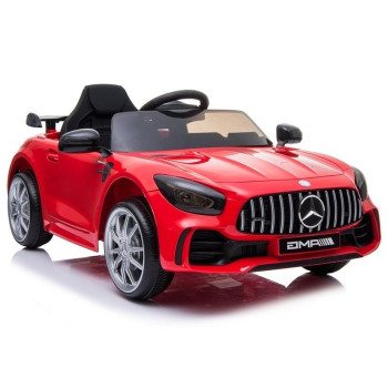 Auto na Akumulator Mercedes GTR Dla Dzieci Światła LED MP3 Czerwony
