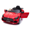 Auto na Akumulator Mercedes GTR Dla Dzieci Światła LED MP3 Czerwony