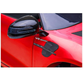 Auto na Akumulator Mercedes GTR Dla Dzieci Światła LED MP3 Czerwony
