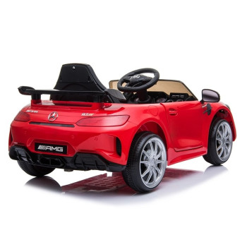 Auto na Akumulator Mercedes GTR Dla Dzieci Światła LED MP3 Czerwony