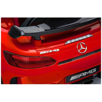 Auto na Akumulator Mercedes GTR Dla Dzieci Światła LED MP3 Czerwony