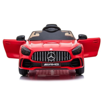 Auto na Akumulator Mercedes GTR Dla Dzieci Światła LED MP3 Czerwony