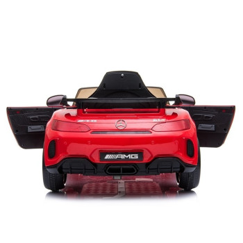 Auto na Akumulator Mercedes GTR Dla Dzieci Światła LED MP3 Czerwony