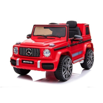 Auto na Akumulator Mercedes G63 AMG Dla Dzieci Światła LED MP3 Czerwony