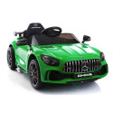 Auto Pojazd Na Akumulator Mercedes GT R Dla Dzieci Światła LED MP3 Zielony