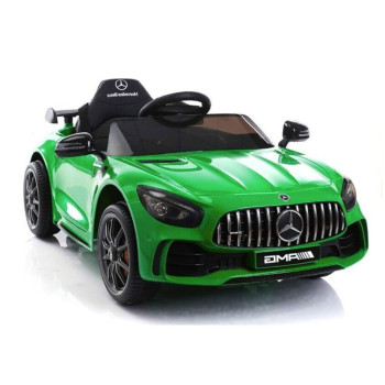 Auto Pojazd Na Akumulator Mercedes GT R Dla Dzieci Światła LED MP3 Zielony