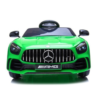 Auto Pojazd Na Akumulator Mercedes GT R Dla Dzieci Światła LED MP3 Zielony