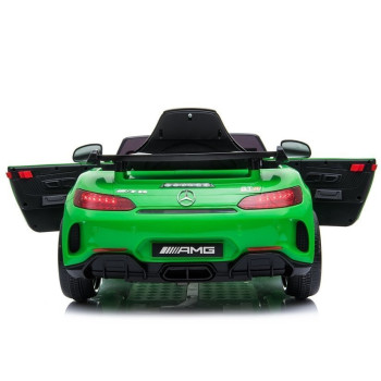 Auto Pojazd Na Akumulator Mercedes GT R Dla Dzieci Światła LED MP3 Zielony