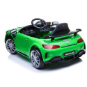 Auto Pojazd Na Akumulator Mercedes GT R Dla Dzieci Światła LED MP3 Zielony