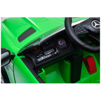 Auto Pojazd Na Akumulator Mercedes GT R Dla Dzieci Światła LED MP3 Zielony