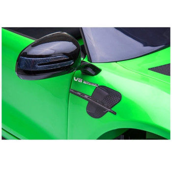 Auto Pojazd Na Akumulator Mercedes GT R Dla Dzieci Światła LED MP3 Zielony