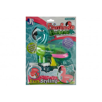 Pistolet do baniek mydlanych flaming niebieski