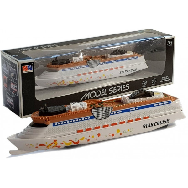 Statek Okręt na Baterie ze Światłami i Dźwiękami