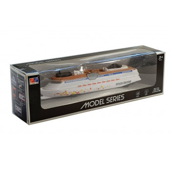 Statek Okręt na Baterie ze Światłami i Dźwiękami