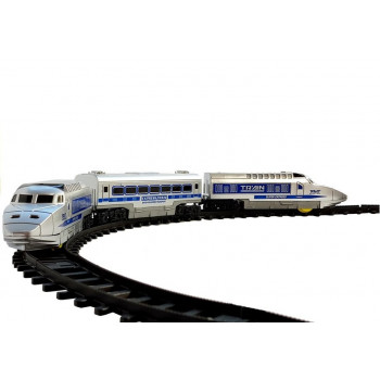 Pociąg Kolejka na Baterie ze Światłami i Dźwiękiem