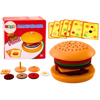 Hamburger Drewniany 8 El Karty Z Przepisami 10 Szt