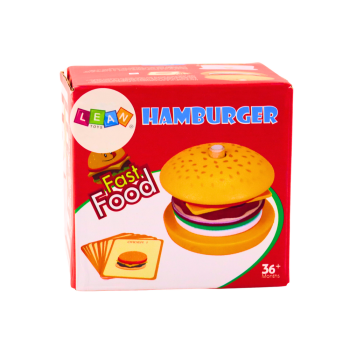 Hamburger Drewniany 8 El Karty Z Przepisami 10 Szt