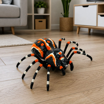 Zdalnie Sterowany Pająk Tarantula Podczerwień Czarny R/C ST