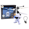 Latający Astronauta Sterowany Ręką Dron Helikopter Biały