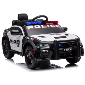 Auto Na Akumulator Dodge Charger Policyjny Biało- Czarny