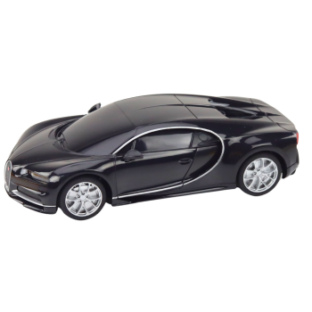 Auto Bugatti Veyron Chiron Samochód Zdalnie Sterowany RC Czarny 1:24