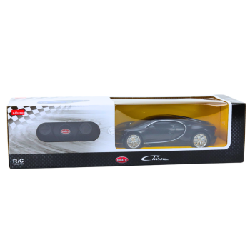 Auto Bugatti Veyron Chiron Samochód Zdalnie Sterowany RC Czarny 1:24