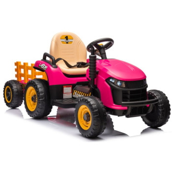 Traktor Na Akumulator BBH-030 Różowy