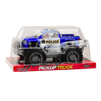 Samochód Policyjny Pickup Niebieski Terenowy Wóz Policji