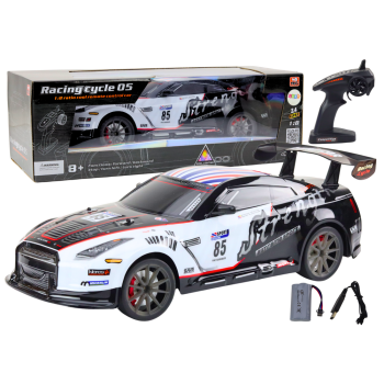 Duże Auto Sportowe Zdalnie Sterowane RC 1:8 Światła Dźwięki
