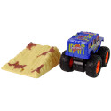 Auto Resorak Z Naciągiem Monster Truck Big Foot Gumowe Opony Rampa