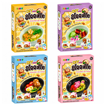 Zestaw Kreatywny DIY Makaron Ramen Brelok Zawieszka Ozdobna Dla Dzieci